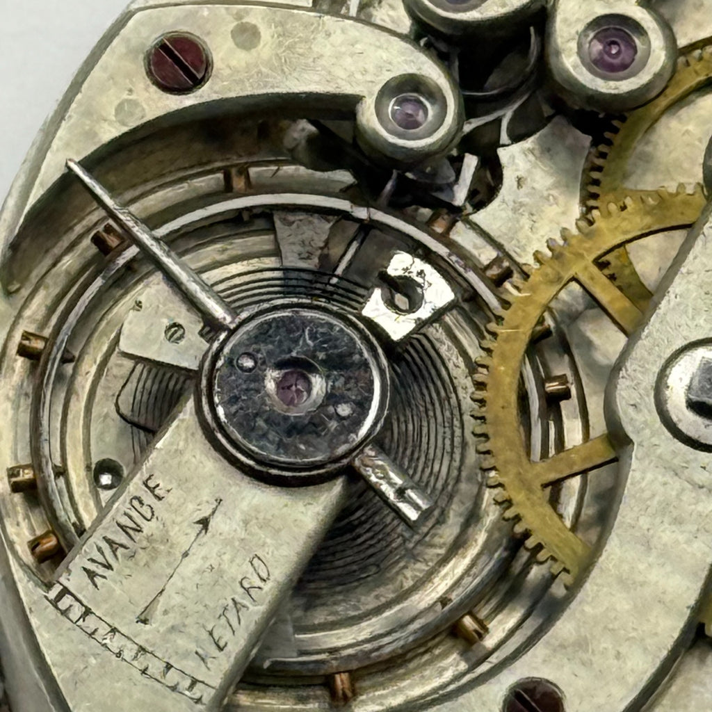 Max Gugenheim Neveu Pocket Watch Movement High Grade Antique Hunter Parts 41.2mm