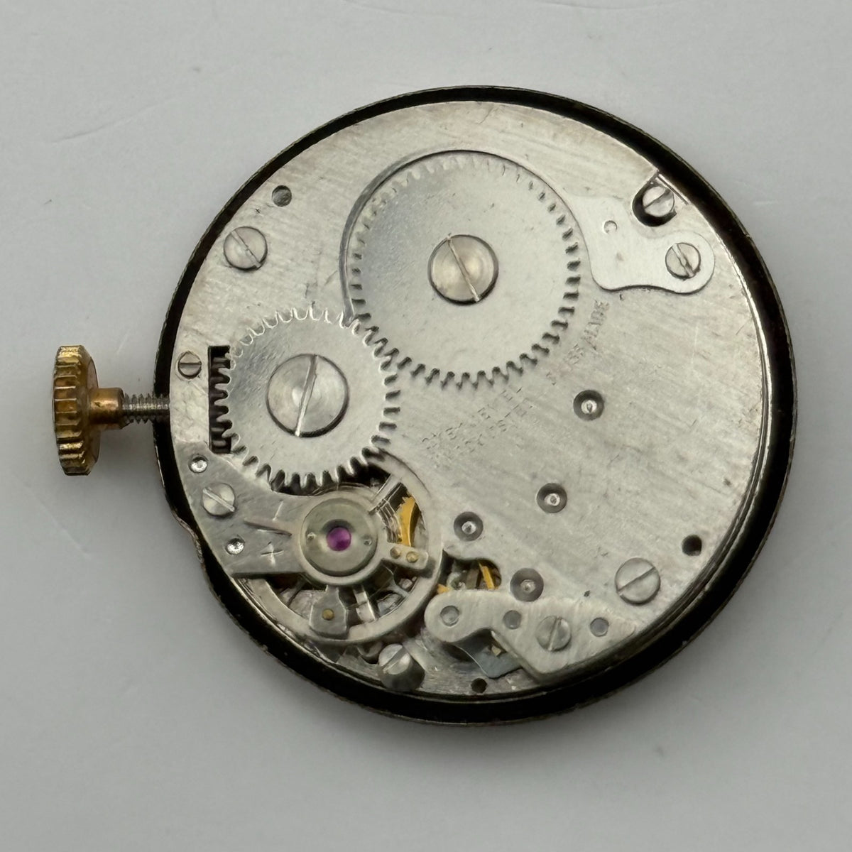 Eden Watch Movement Antimagnetic 1 Jewel Swiss Manual Wind Parts Repair 22.2mm