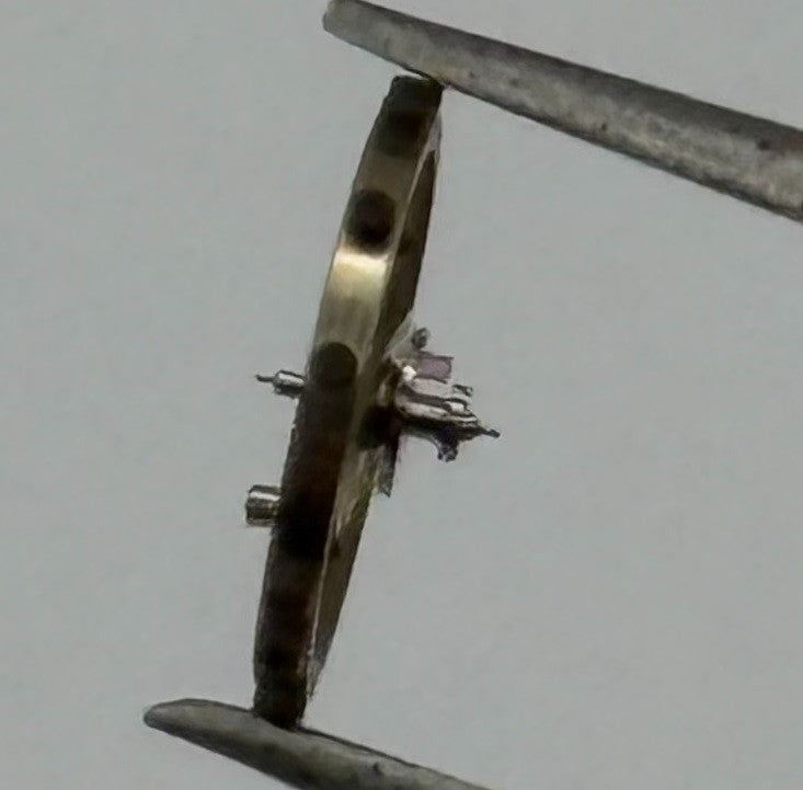 ETA 761 1201 Balance Wheel Complete And Spring Renata 145 Watch Movement Parts