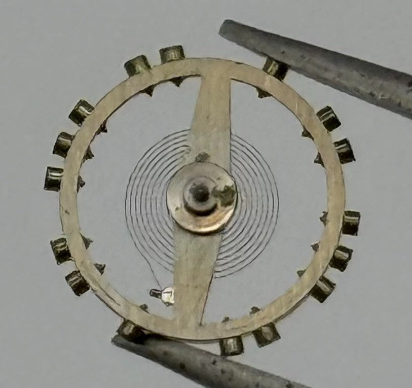 FHF 60 Balance Wheel Complete And Spring 6¾-8’’’ 200 M Watch Movement Parts NOS