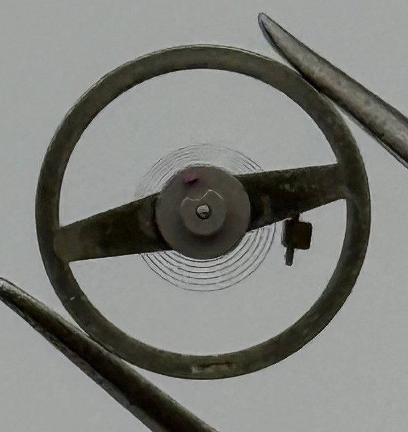 Amida 562 Balance Wheel Complete And Spring 8¾’’’ 4198 Watch Movement Parts NOS