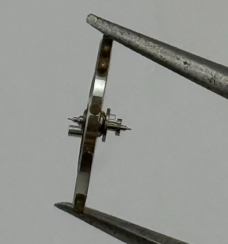 Jeambrun 23D Balance Wheel Complete And Spring 10½’’’ Watch Movement Parts NOS