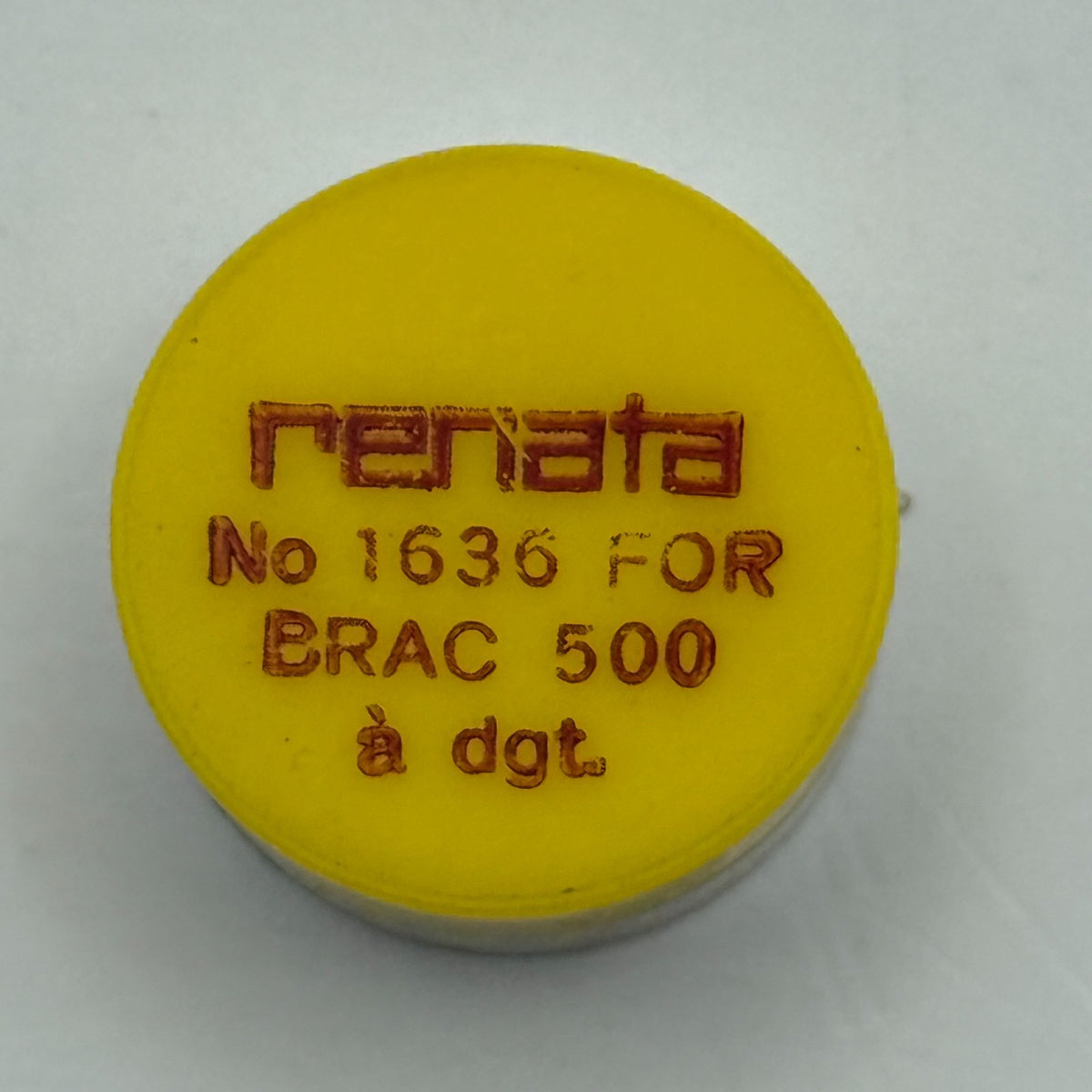 Brac 500 Balance Wheel Complete And Spring Renata 1636 NOS Brand New Watch Parts