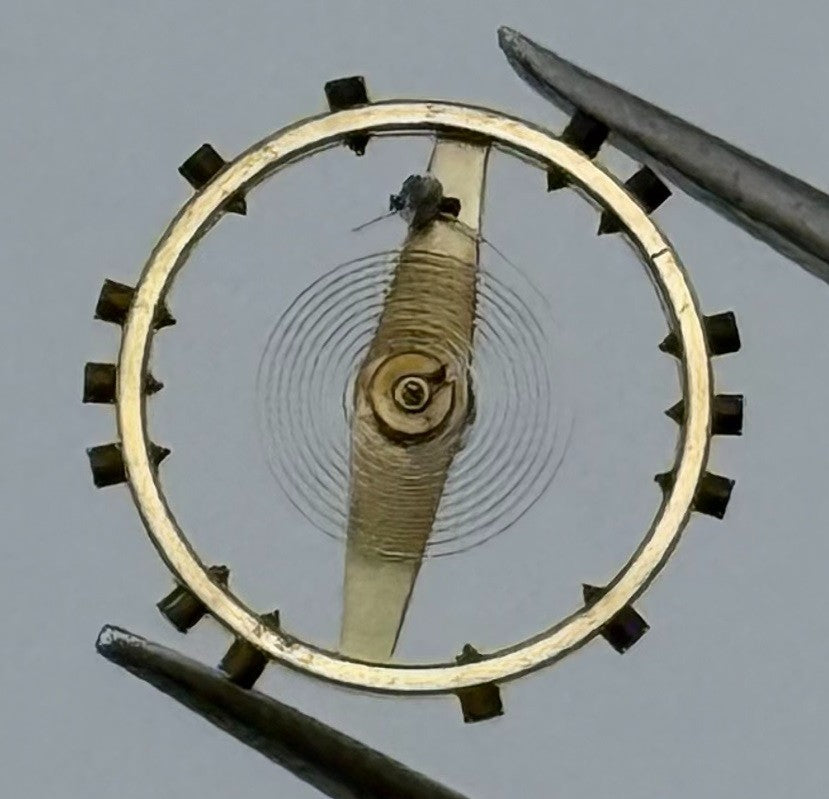 AS 984 Balance Wheel Complete And Spring 10½’’’ Renata 30 M Watch Movement Parts