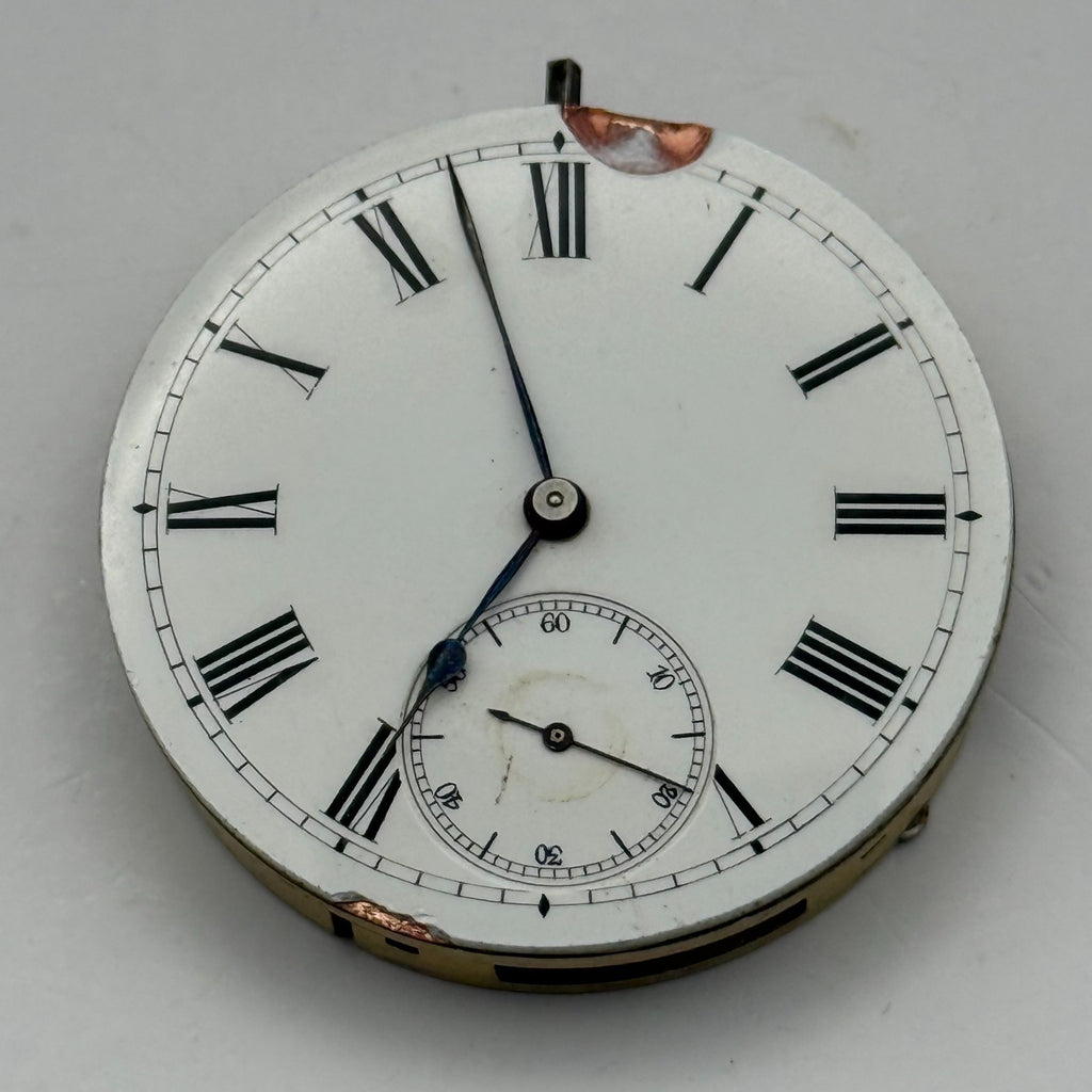 IWC Peerless Pocket Watch Movement Open Face High Grade S&Co Parts 39.7mm