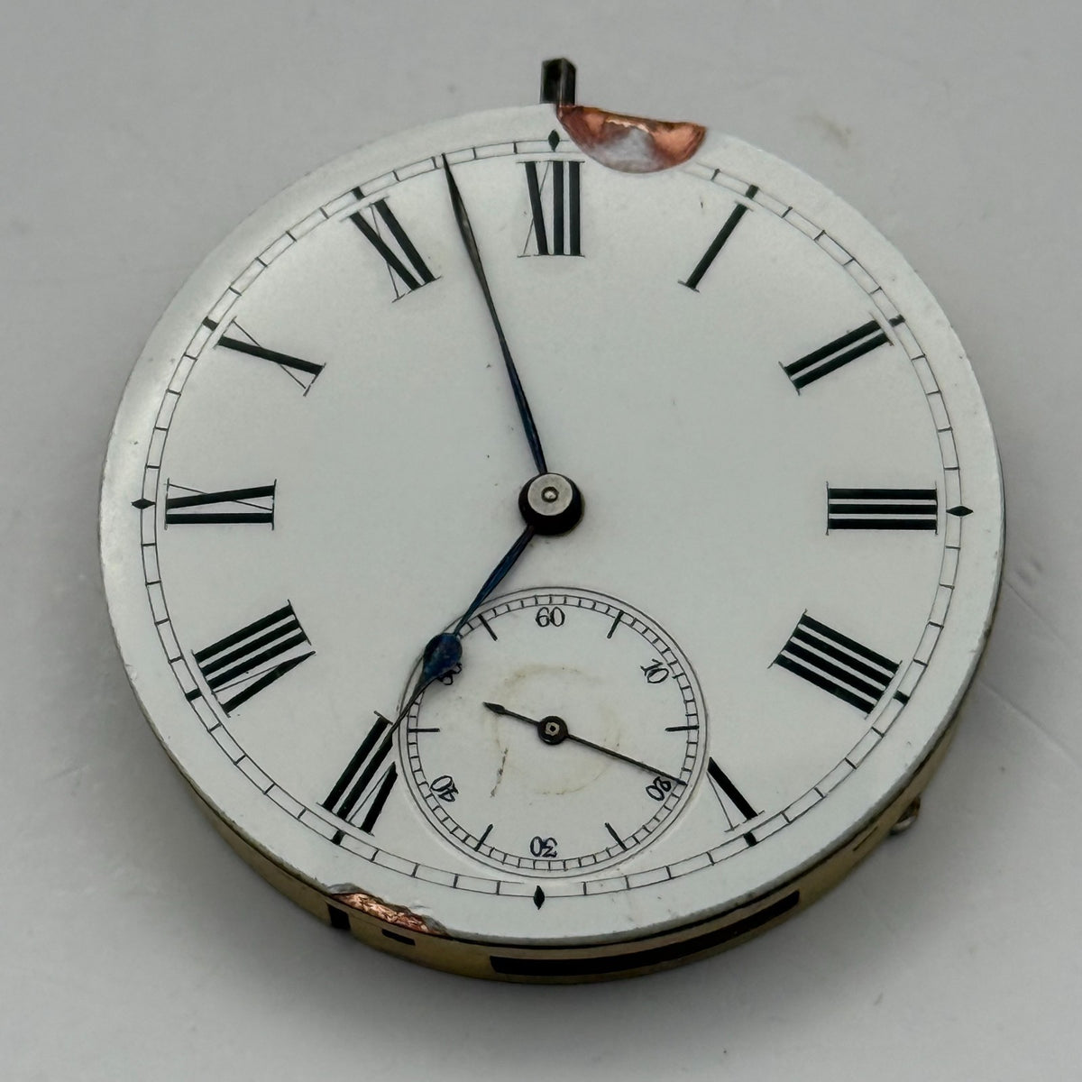 IWC Peerless Pocket Watch Movement Open Face High Grade S&Co Parts 39.7mm