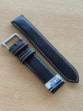 Seiko L020 B 20 Calf Watch Strap - 20mm - Seiko Solar - New Old Stock - Brown