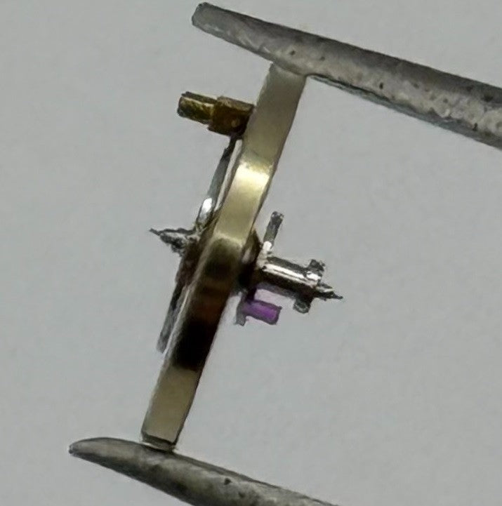 Ebosa 86 87 Balance Wheel Complete And Spring 8¾’’’ 1249 Watch Movement Parts