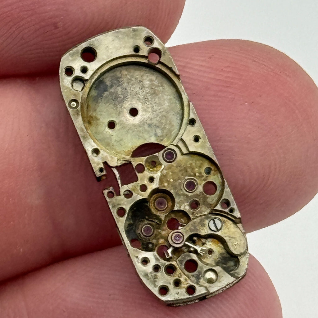 Rolex Size M Watch Movement Patented Main Plate Manual Wind Vintage Parts 10mm 