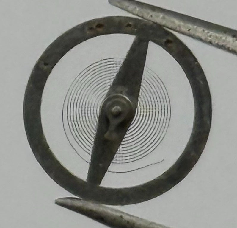 BFG 34 PL Balance Wheel Complete And Spring Renata 59 Watch Movement Parts NOS