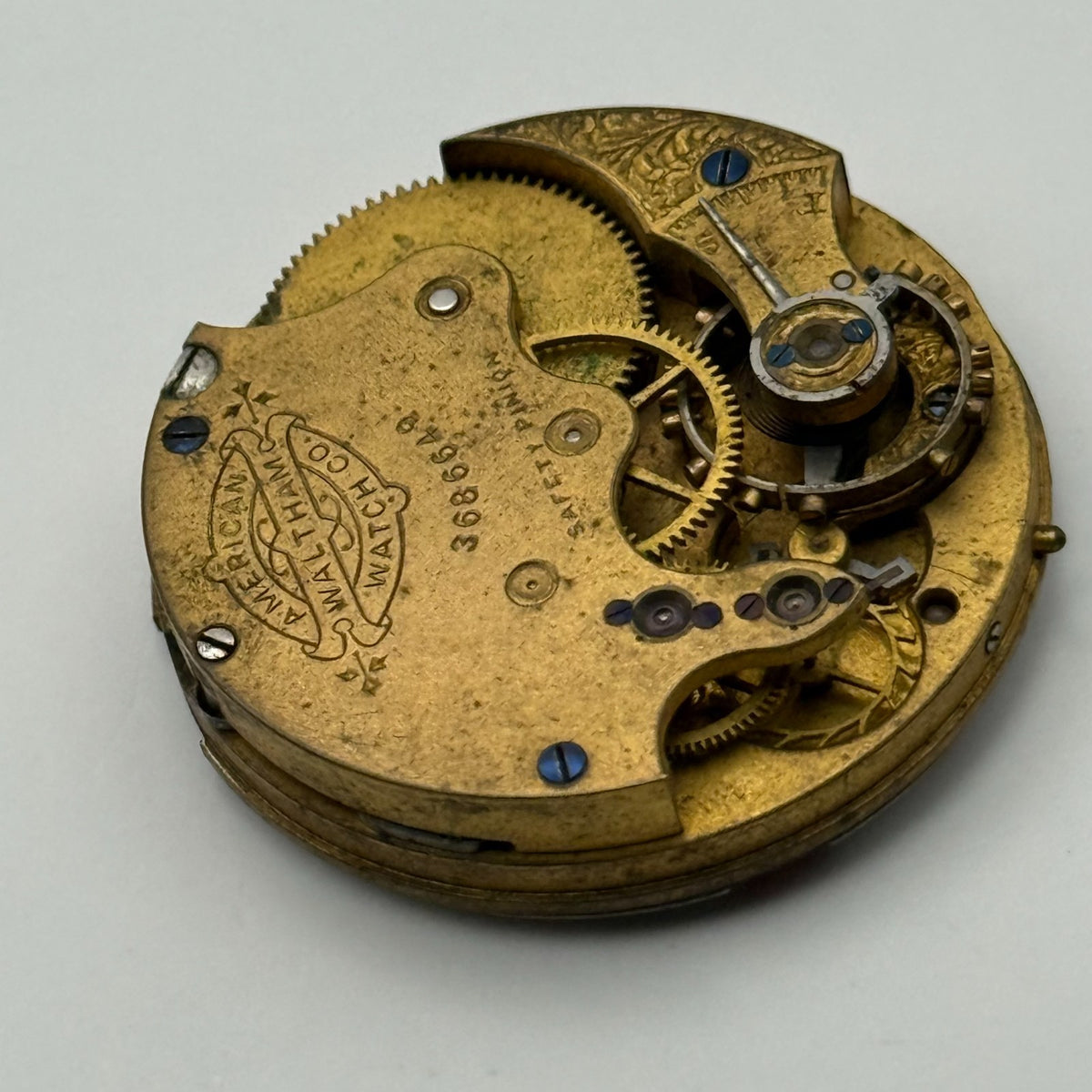 Waltham Grade G Watch Movement Seaside Quality Model 1882 American 1s Parts