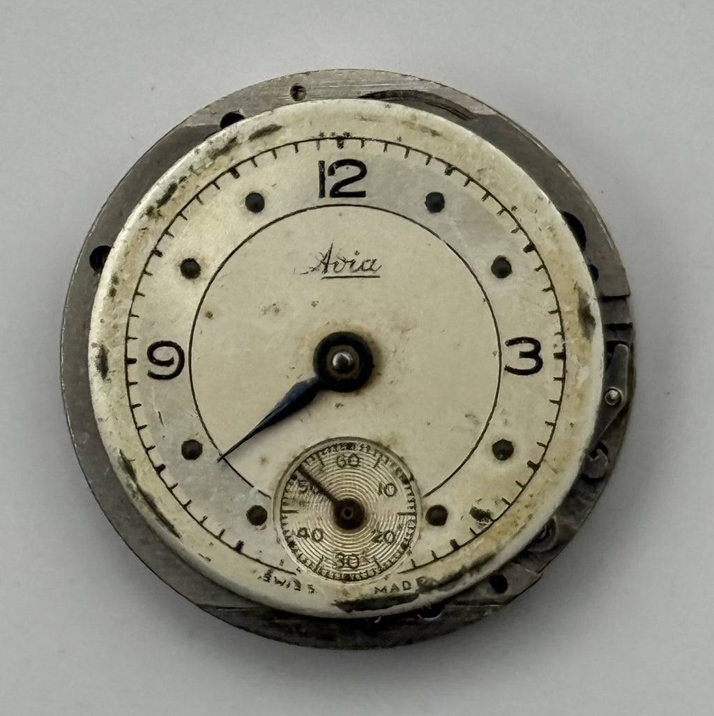 Durowe 40 Watch Movement Avia 15 Jewels Swiss Manual Wind Parts Repair 19.5mm
