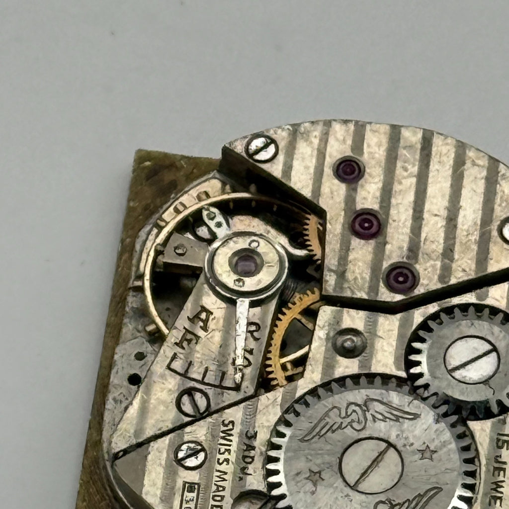 Rotary 830 Watch Movement - 15 Jewels - For Parts / Repair - 20mm