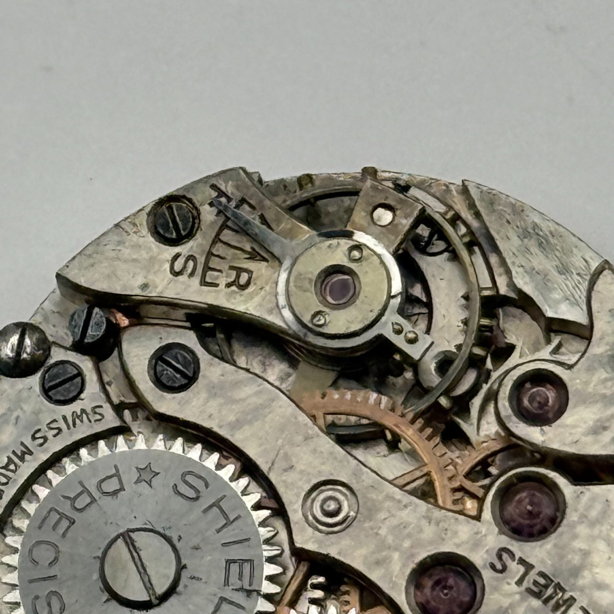Maru Watch Movement Shield Precision 15 Jewels Swiss Manual Wind Parts 23.2mm