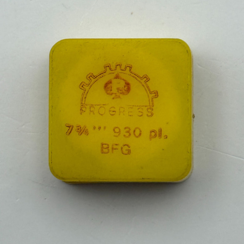 BFG 930 Balance Wheel Complete And Spring 7¾’’’ Progress Watch Movement Parts