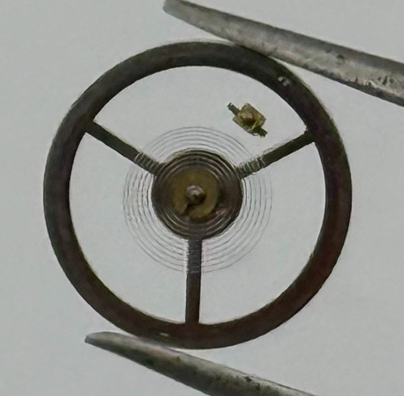 EB 8350 8356-66 Balance Wheel Complete And Spring 5053 Watch Movement Parts NOS