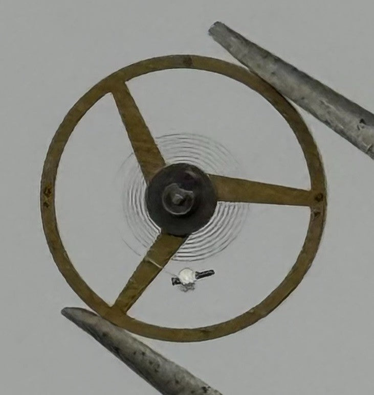 FEF 371 Balance Wheel Complete And Spring 6¾-8’’’’ 1572 Watch Movement Parts NOS