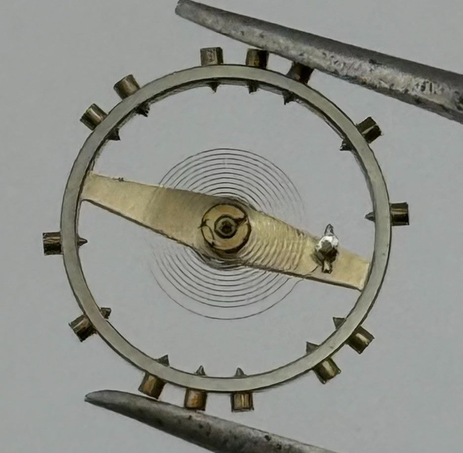 AS 984 Balance Wheel Complete And Spring 10½’’’ 30 M Watch Movement Parts NOS