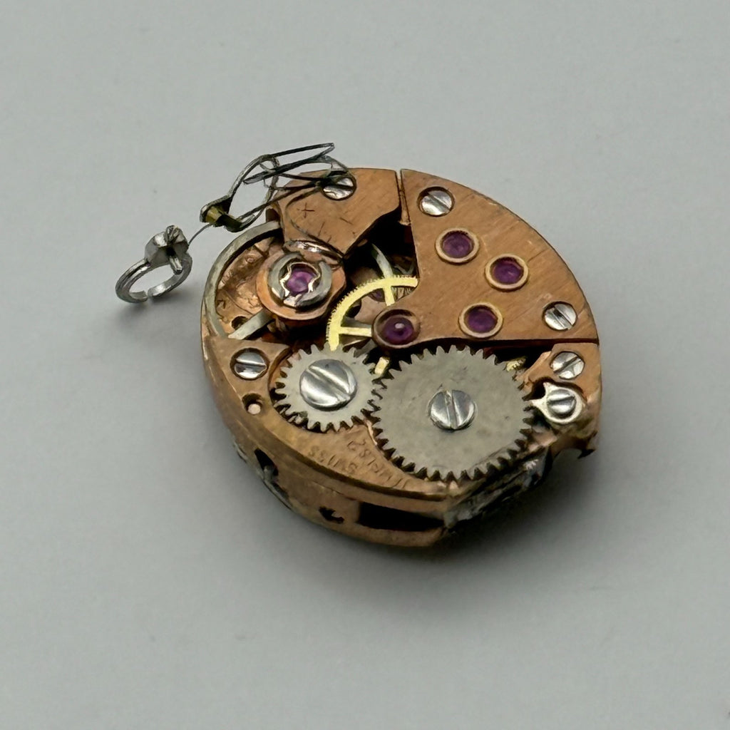 FEF 6630 Watch Movement Talis 21 Jewels Swiss Manual Wind Parts Repair 13mm