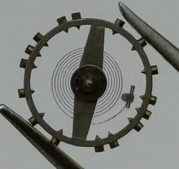 HP 251 Balance Wheel Complete And Spring 5¼’’’ Renata 1182 Watch Movement Parts