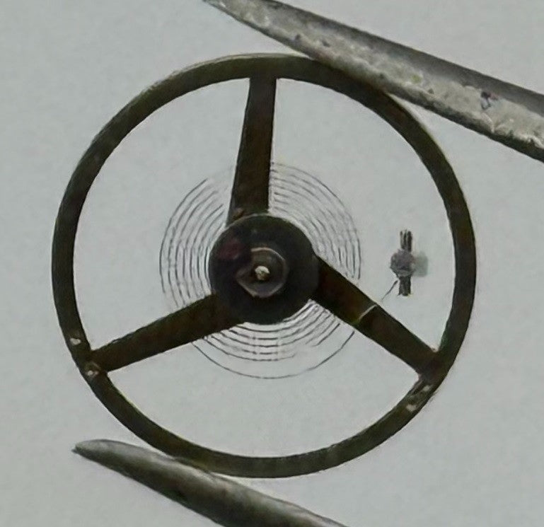 FEF 6660 Balance Wheel Complete And Spring Renata 1711 Watch Movement Parts NOS