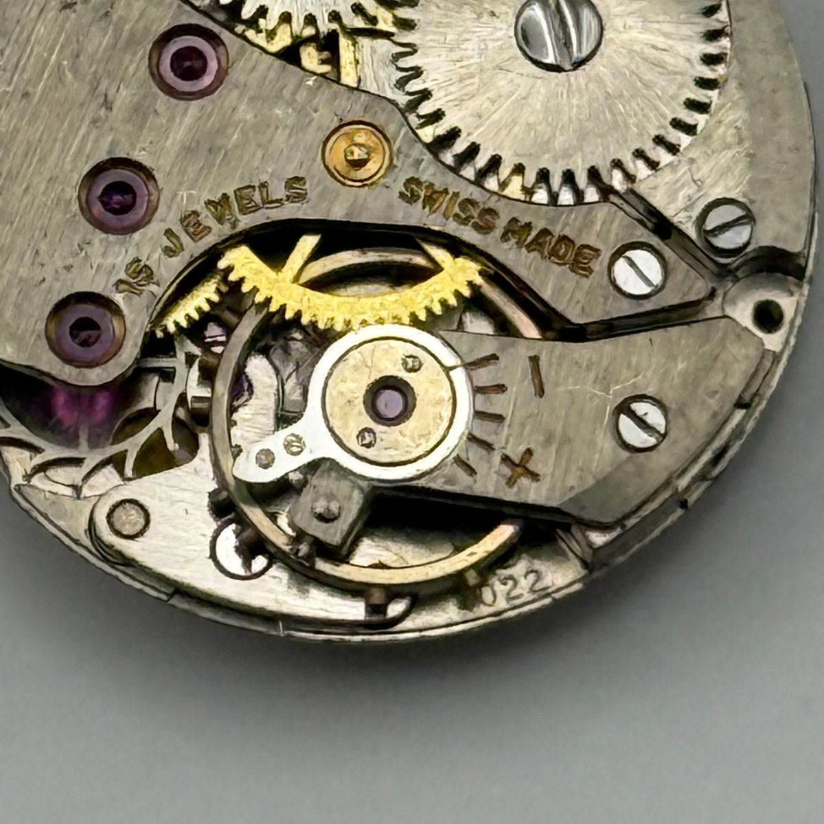 Felsa 4022 Watch Movement Gradus 15 Jewels Swiss Manual Wind Parts Repair 17.1mm