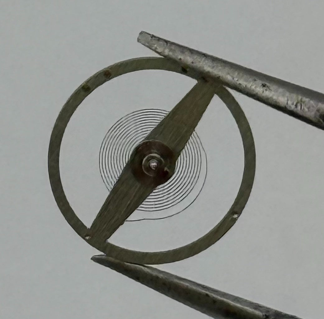 Bifora 91 910 Balance Wheel Complete And Spring 9¾’’’ Watch Movement Parts NOS