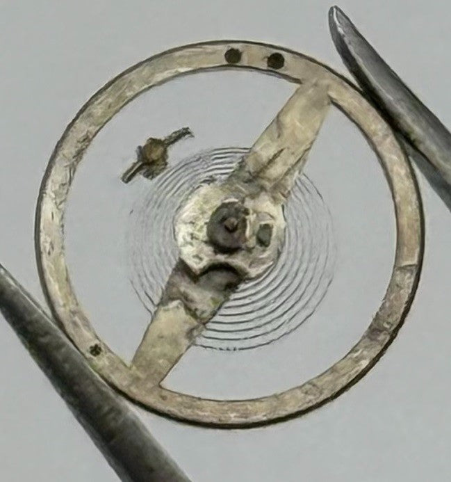 Oris 380 Balance Wheel Complete And Spring 6¾ x 8’’’ 398 M Watch Movement Parts