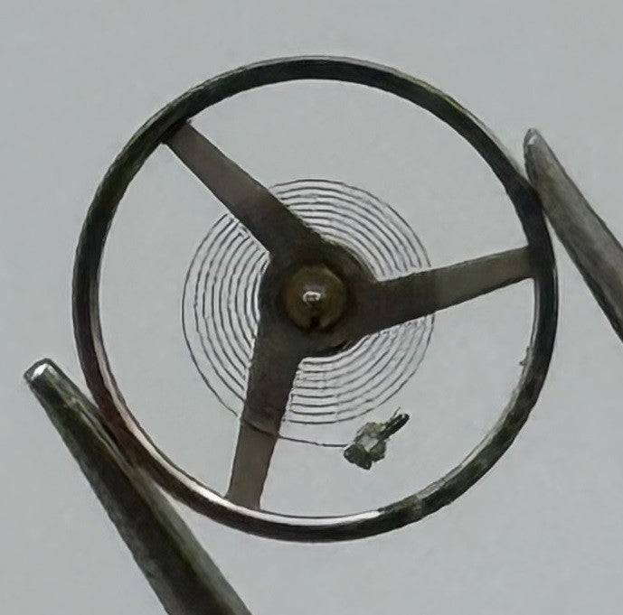 Felsa 4020 4025 Balance Wheel Complete And Spring 1437 Watch Movement Parts NOS