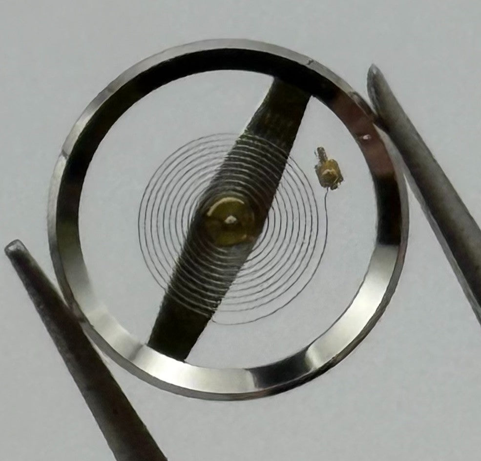 RL 1013 1217 Balance Wheel Complete And Spring 10½’’’ 5200 Watch Movement Parts