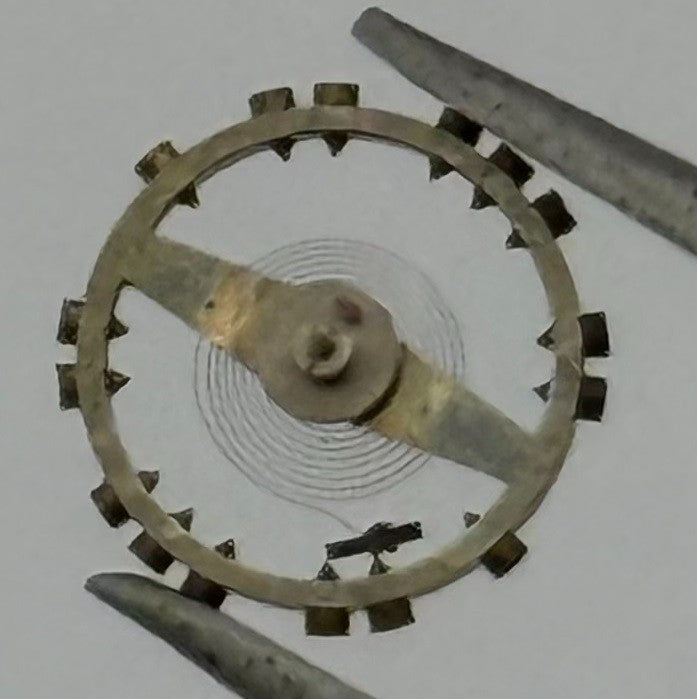 AS 976 1012 Balance Wheel Complete And Spring 29 M Watch Movement Parts NOS