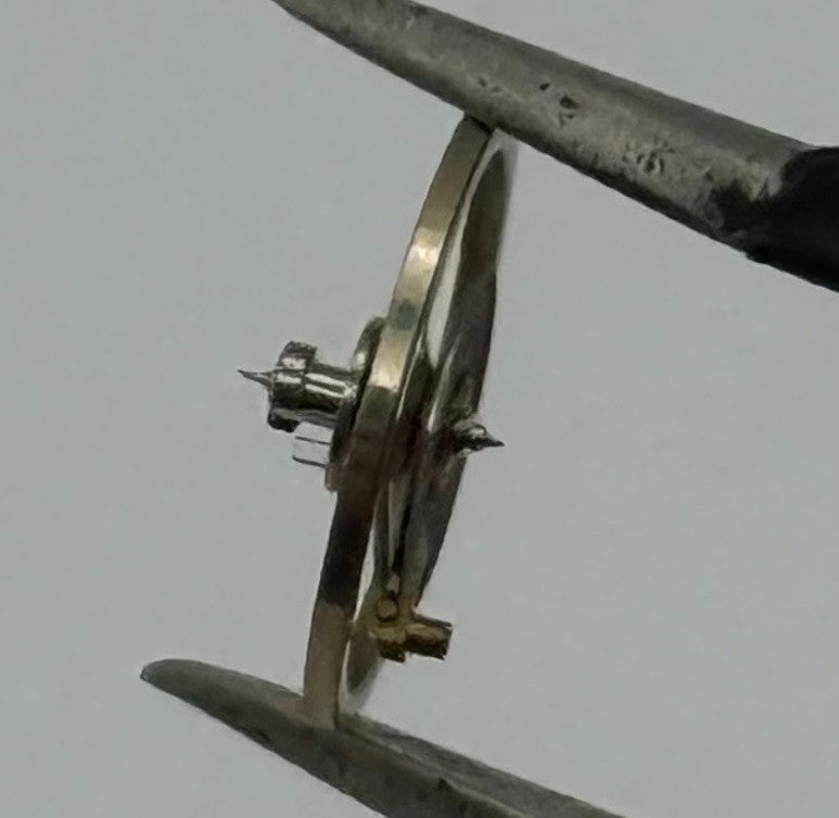 Smith LY SP Balance Wheel Complete And Spring 8¾’’’ Pour Watch Movement Parts