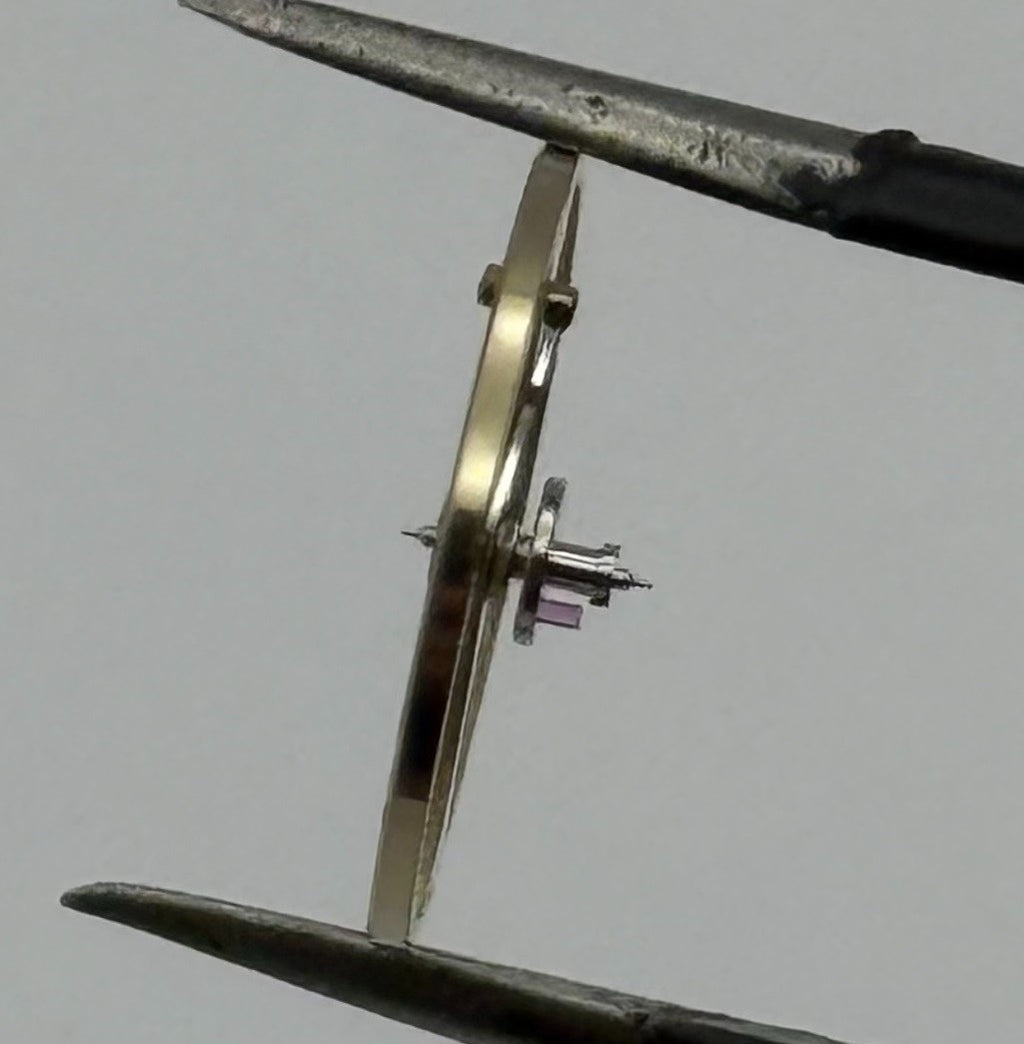 Oris 650 654 Balance Wheel Complete And Spring 11½’’’ 1518 Watch Movement Parts