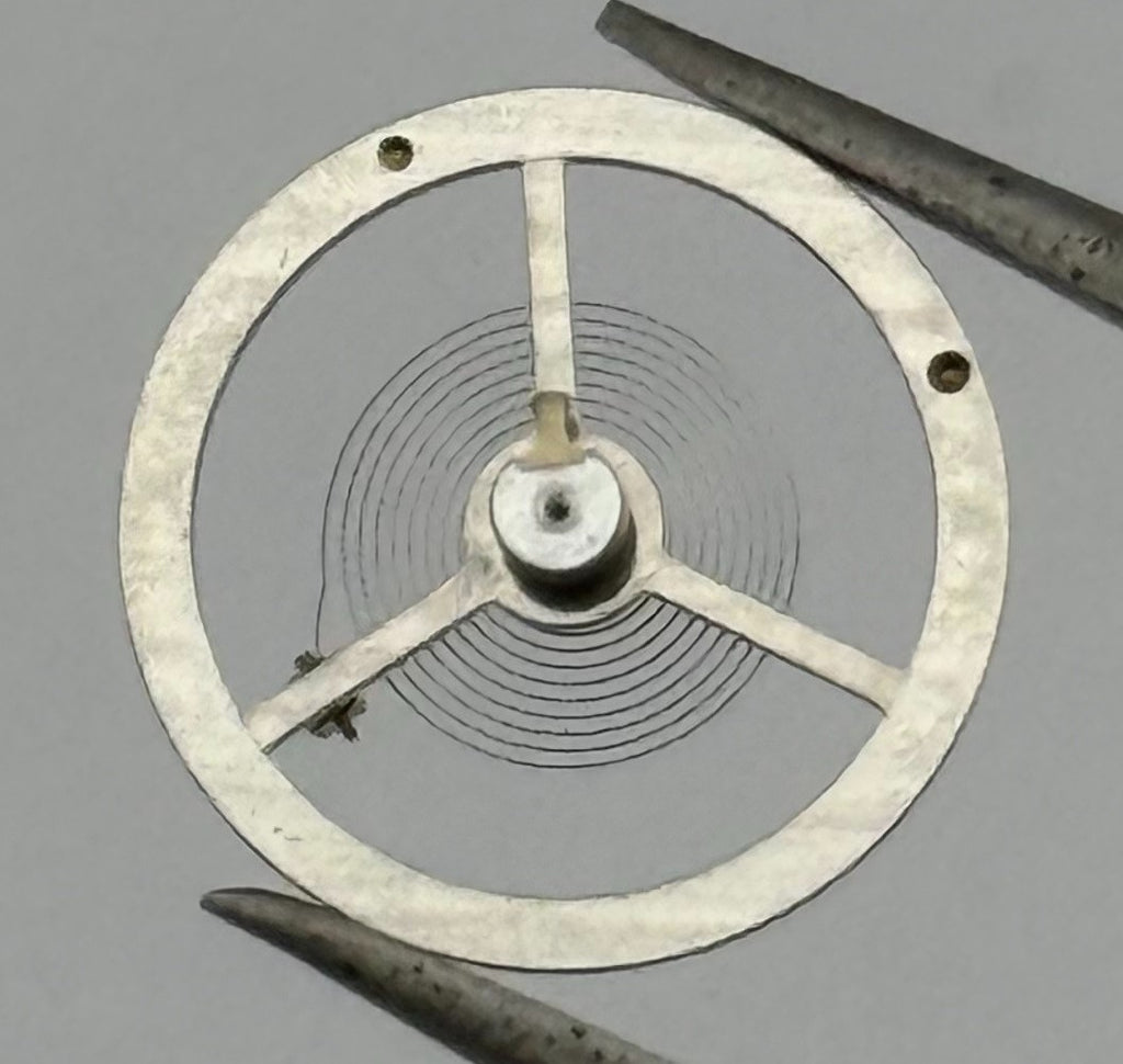 Brac 500 Balance Wheel Complete And Spring Renata 1636 Watch Movement Parts NOS