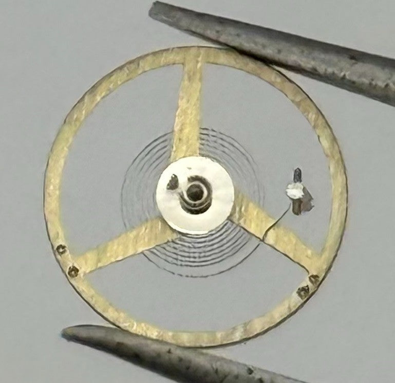 FEF 6660 Balance Wheel Complete And Spring Renata 1711 Watch Movement Parts NOS