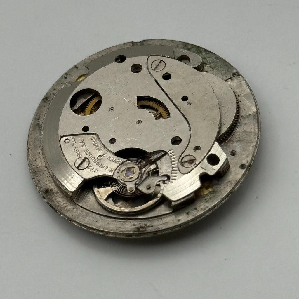Rego 272 Watch Movement - R.A. Lapanouse 7 Jewels - For Parts / Repair - 27mm
