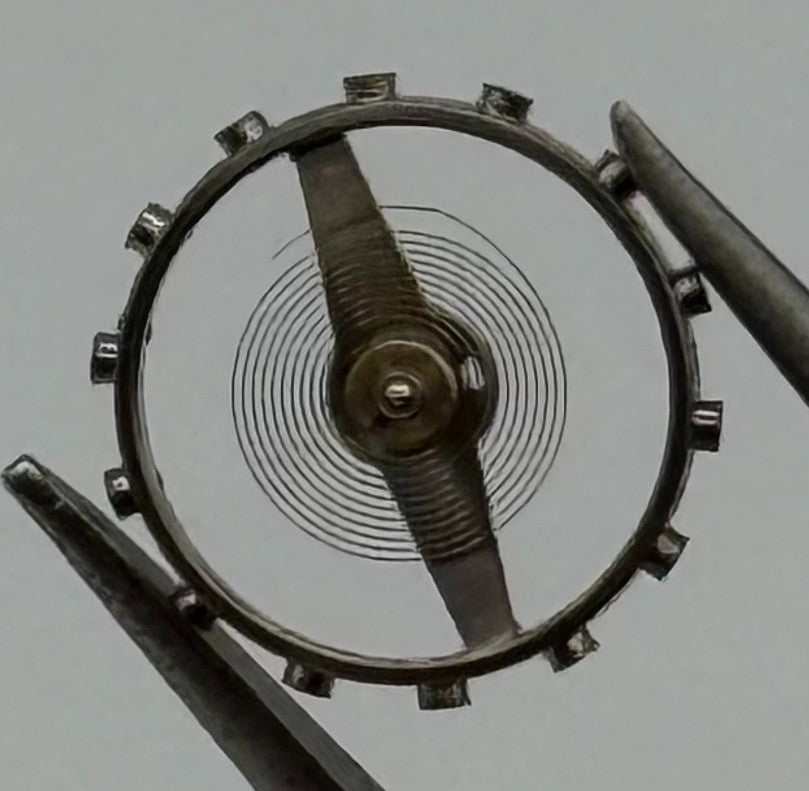 EB 1431 KIF Balance Wheel Complete And Spring Watch Movement Parts NOS