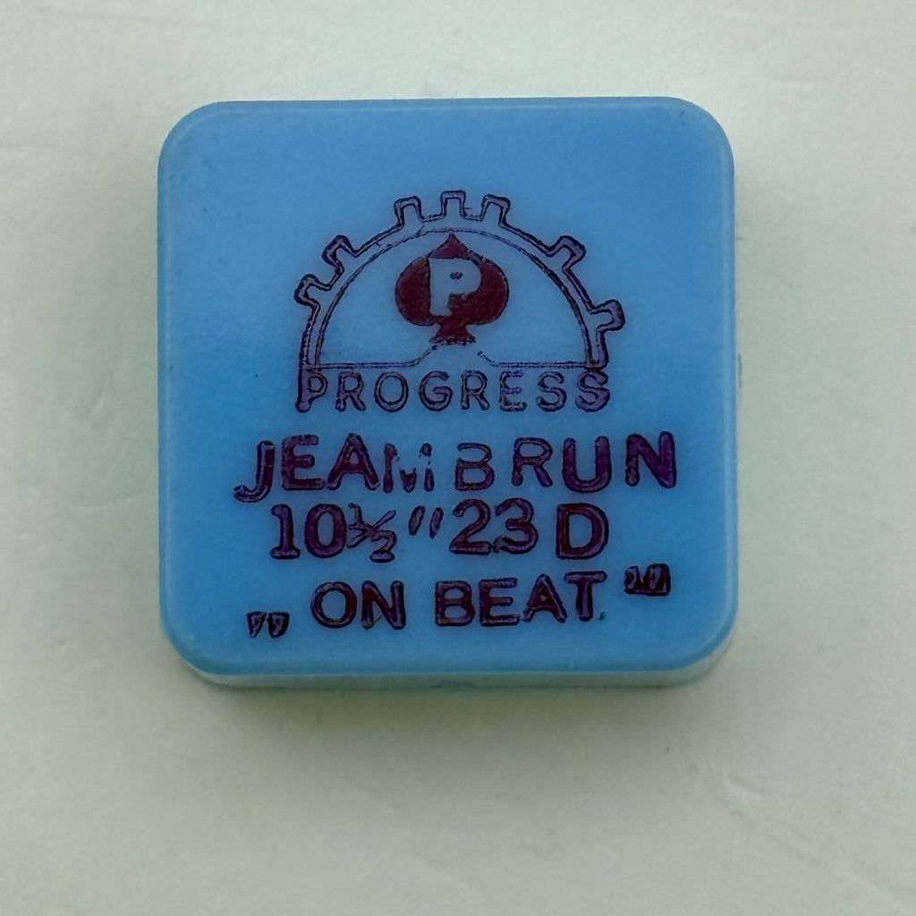 Jeambrun 23D Balance Wheel Complete And Spring 10½’’’ Watch Movement Parts NOS