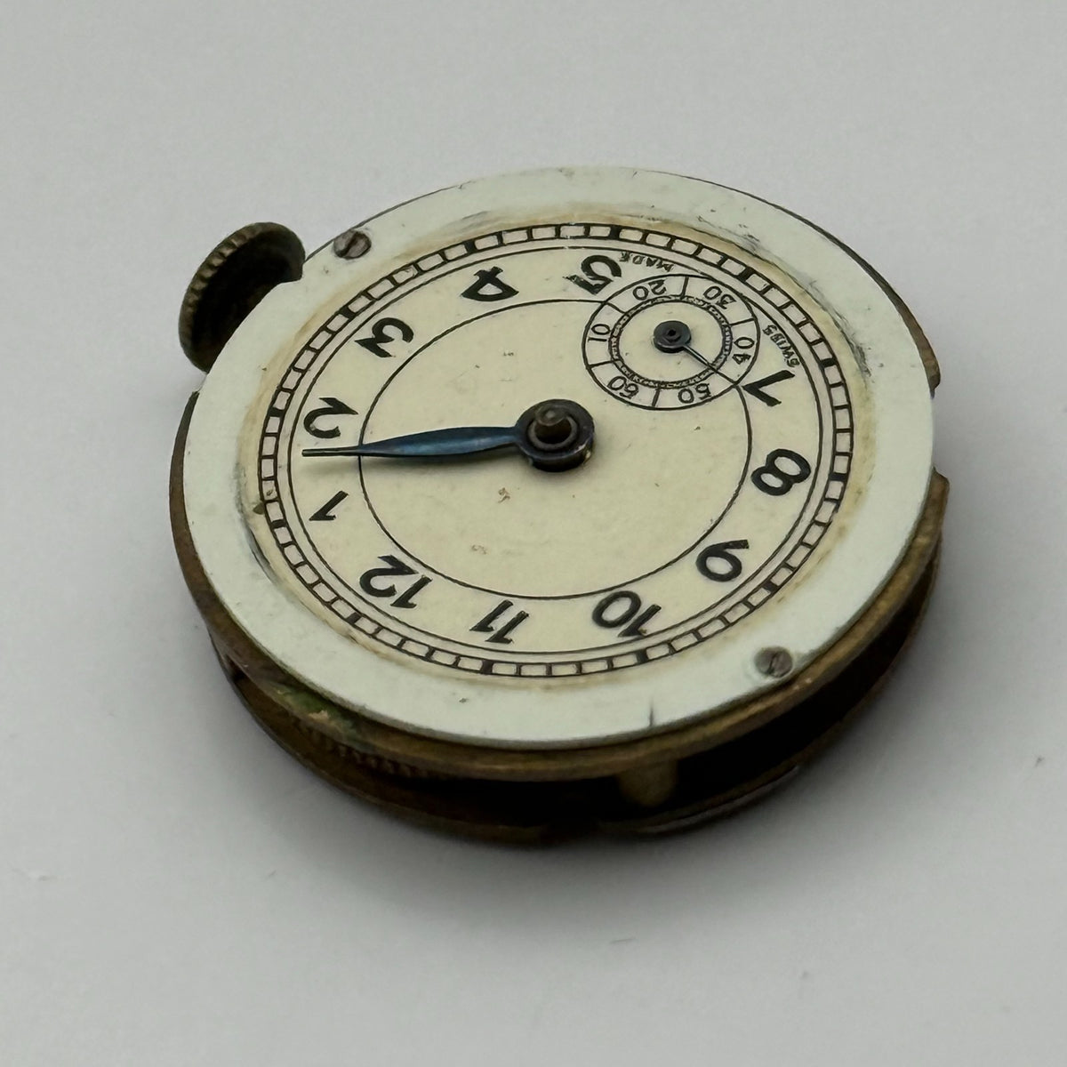 Ebosa Watch Movement Sub Seconds Swiss Manual Wind Vintage Parts Repair 21.9mm