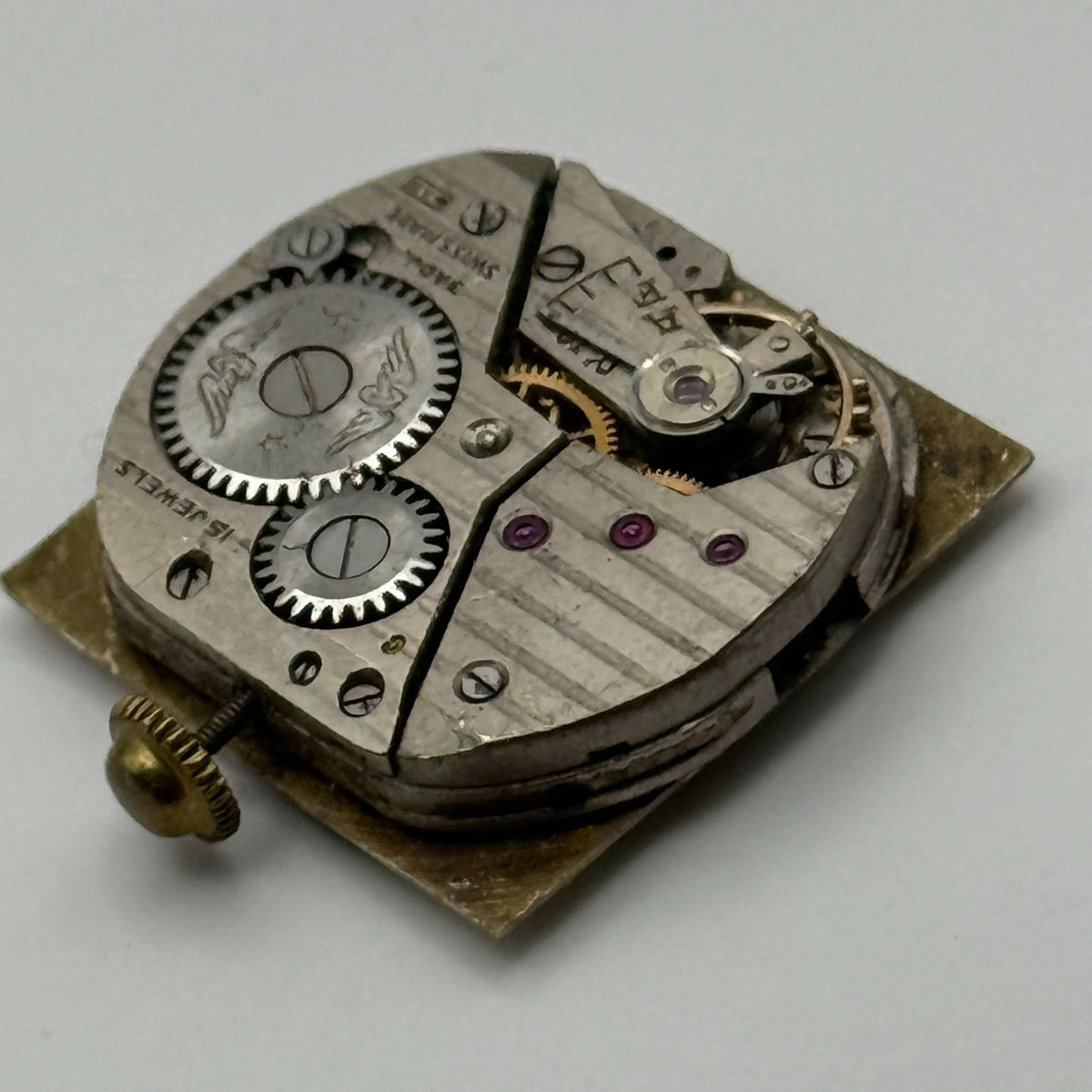 Rotary 830 Watch Movement - 15 Jewels - For Parts / Repair - 20mm
