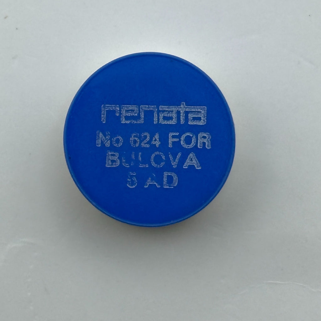 Bulova 5 AD Balance Wheel Complete And Spring Renata 624 Watch Movement Parts