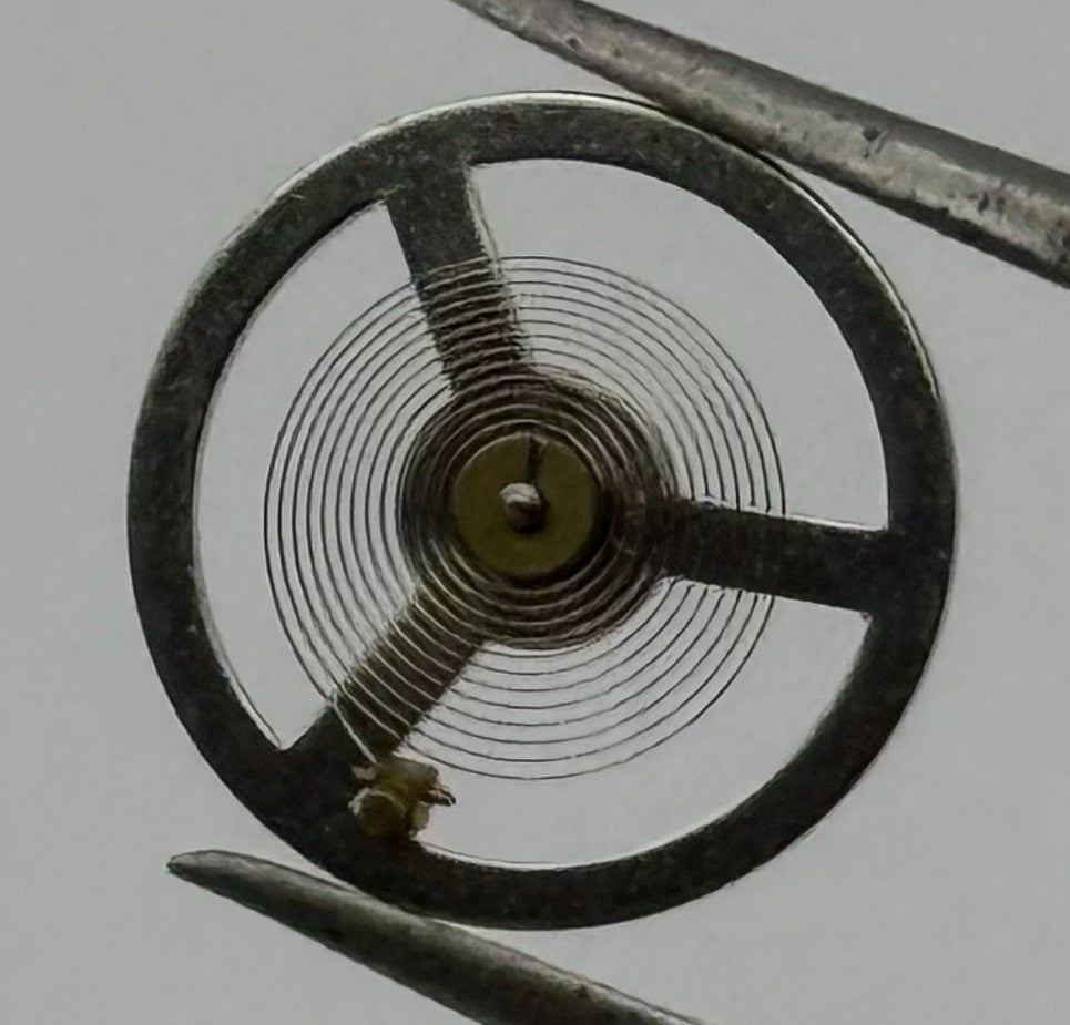 LSH 1262 Rosk Balance Wheel Complete And Spring 12’’’ 1855 Watch Movement Parts