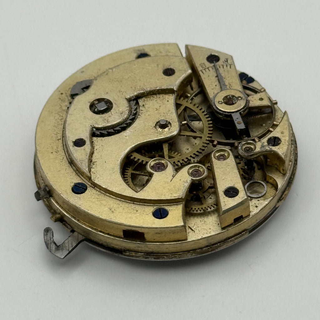 Longines Pocket Watch Movement Antique Hunter Sub Seconds Parts Repair 40.1mm