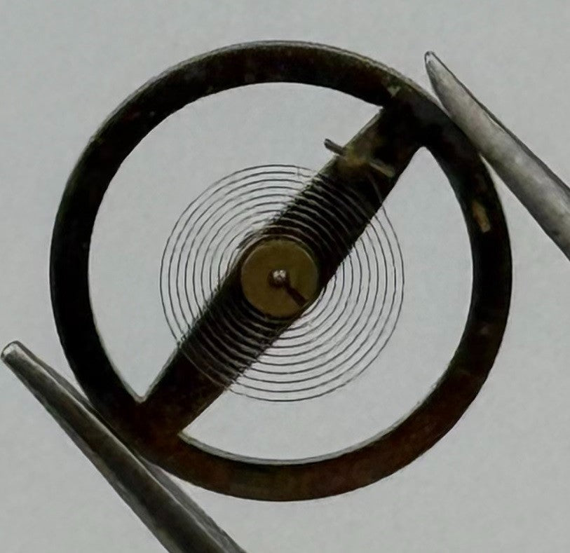 RL 7013 Balance Wheel Complete And Spring 10½’’’ 5068 Watch Movement Parts NOS