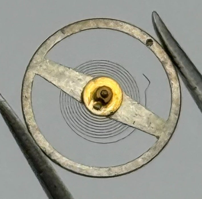 Ebosa 52 Balance Wheel Complete And Spring 5¼’’’ 130 Watch Movement Parts NOS