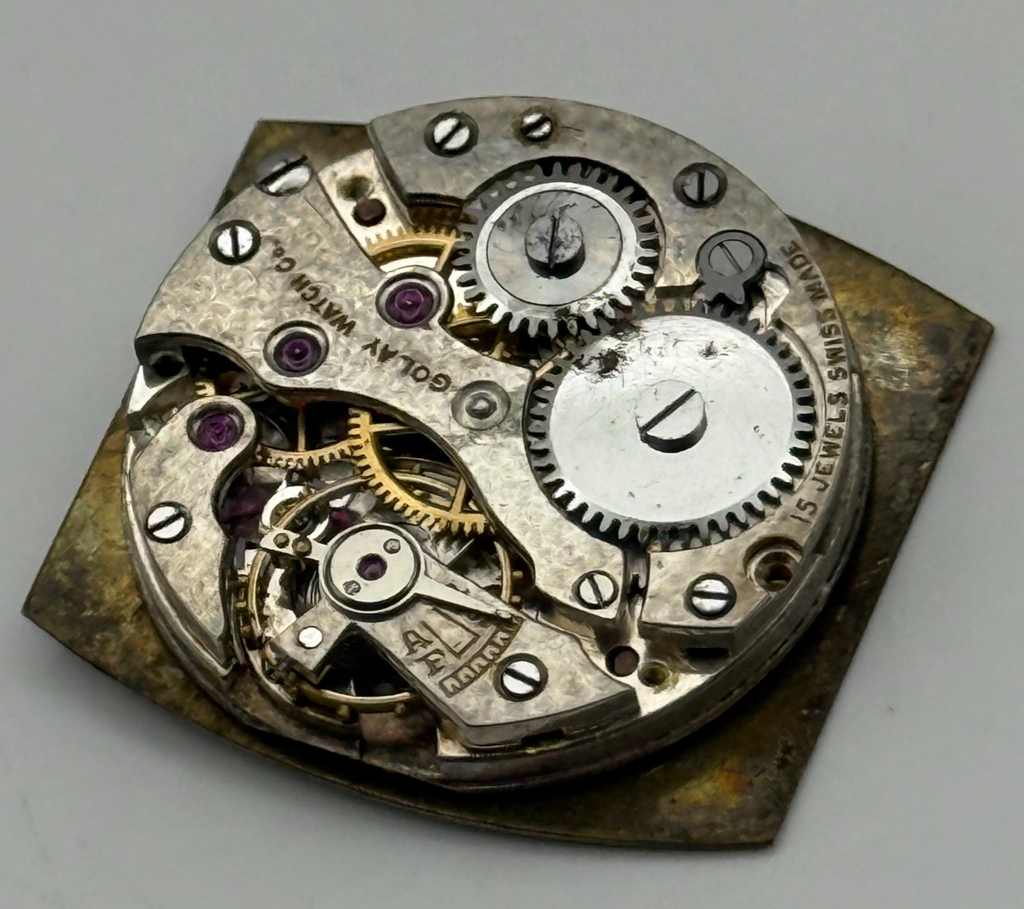 Art Deco Golay Watch Co Watch Movement - For Parts / Repair - 21.4mm