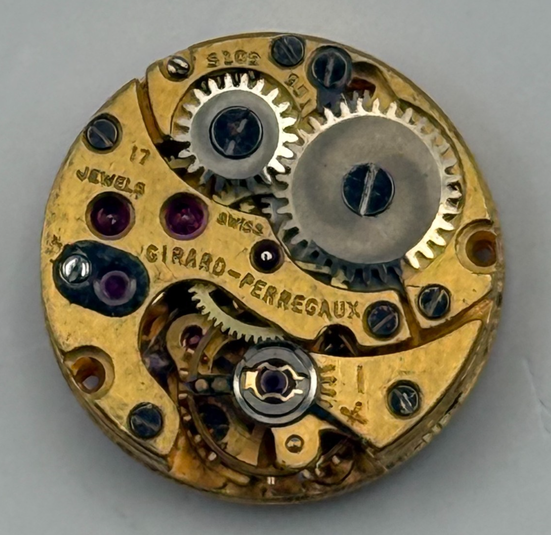 Girard Perregaux 5109 951 Watch Movement Ladies 17 Jewels Manual Parts 13.7mm