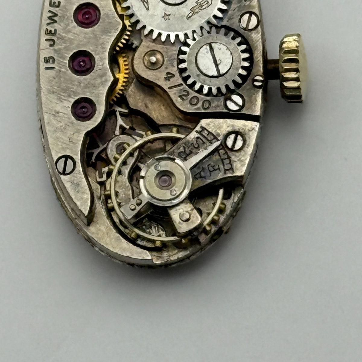 Moise Dreyfuss (M.D.) Watch Movement Rotary 7/200 15 Jewels Parts Repair 13.6mm