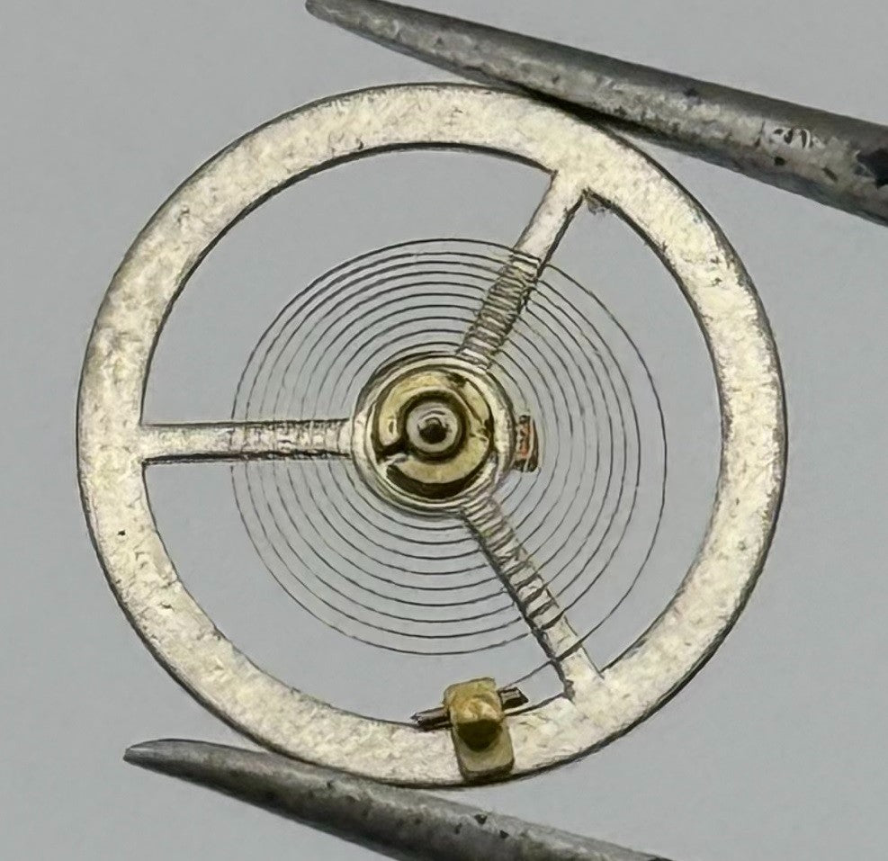 Brac 180 Balance Wheel Complete And Spring 12’’’ Pour Watch Movement Parts NOS