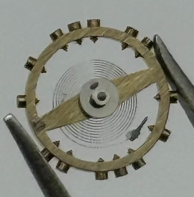 FEF 6600 Balance Wheel Complete And Spring Renata 1181 Watch Movement Parts NOS